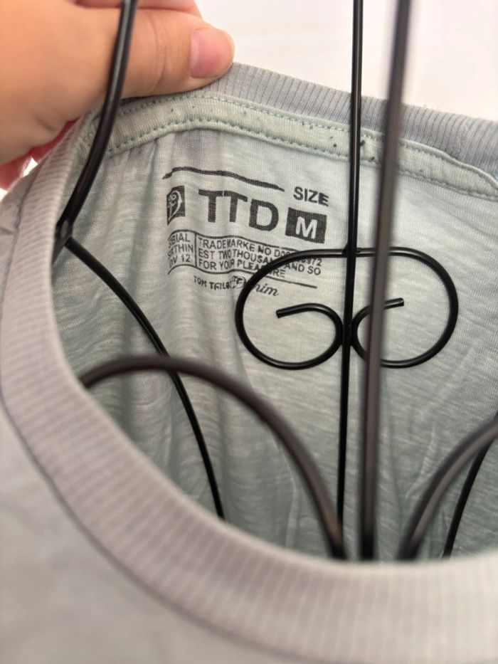 👕 T-shirt Tom Tailor Denim - Taille M - "That's My Game" 👕 - photo numéro 2