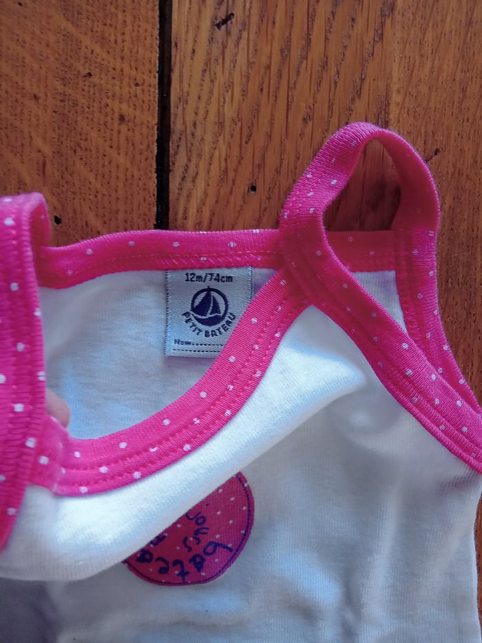 Lot de 2 bodys 12 mois - photo numéro 2