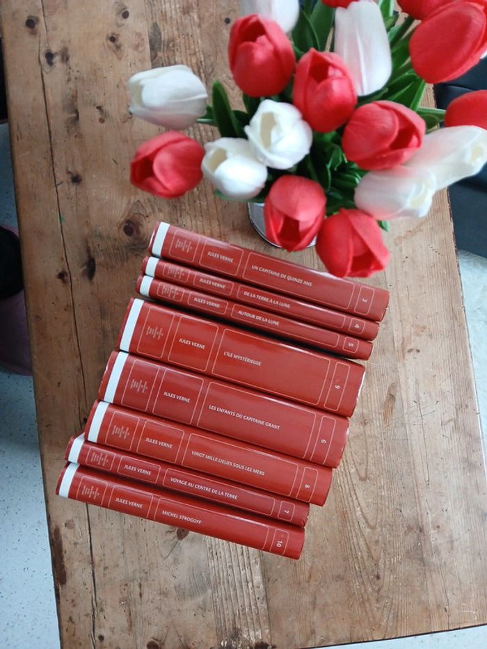 8 Livres Jules Verne