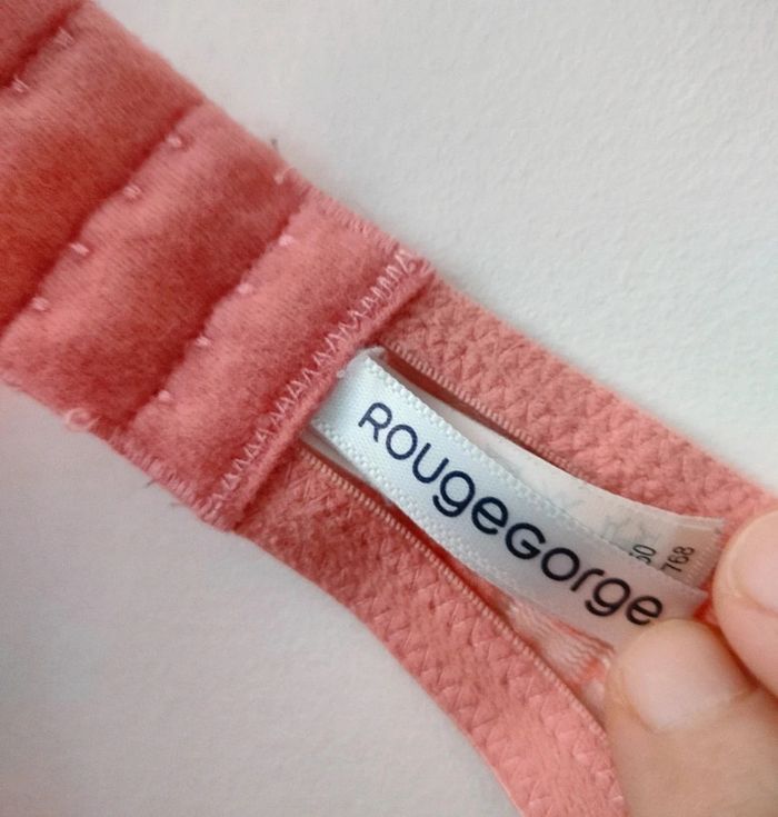 Soutien-gorge rouge gorge 90B - photo numéro 3