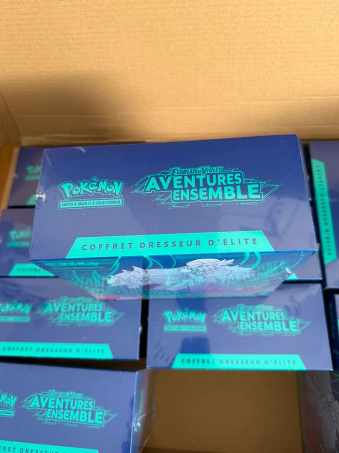 Lot de 10 ETB Pokémon Aventure ensemble Ev9.0 - photo numéro 3