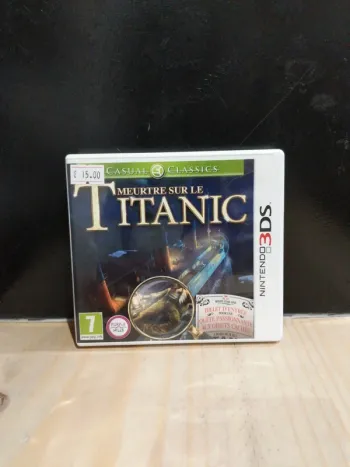 Meurtre sur le Titanic – 3DS – Sans notice – Parfait état