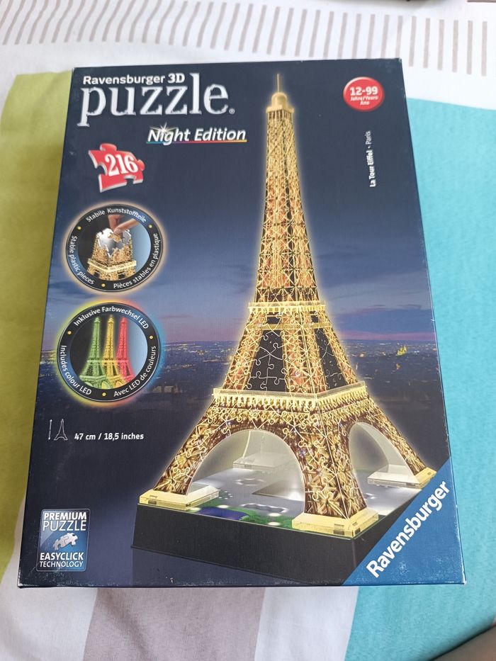 Puzzle 3D Tour Eiffel Night Édition - photo numéro 4