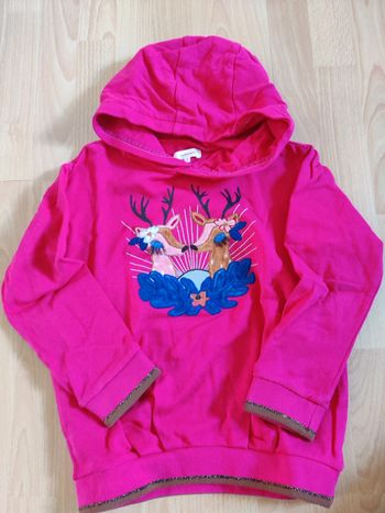 Sweat à capuche catimini taille 8 ans