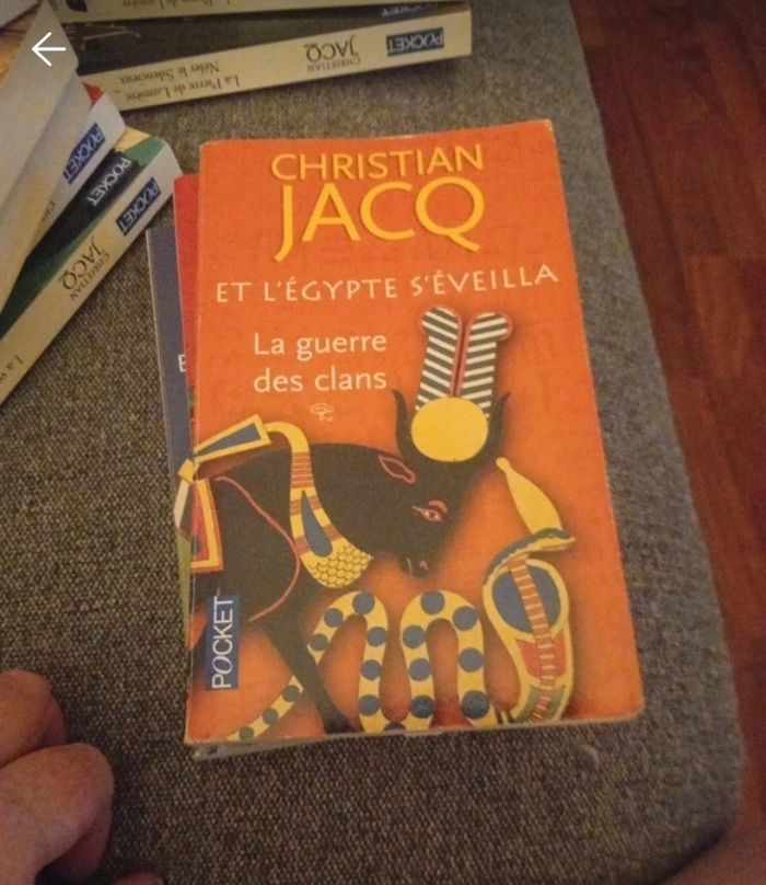 Lot de 23 livres de christian Jacq sur l Egypte - photo numéro 4