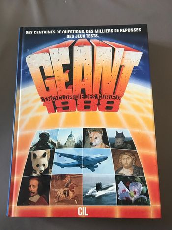 Livre Géant l’encyclopédie des curieux