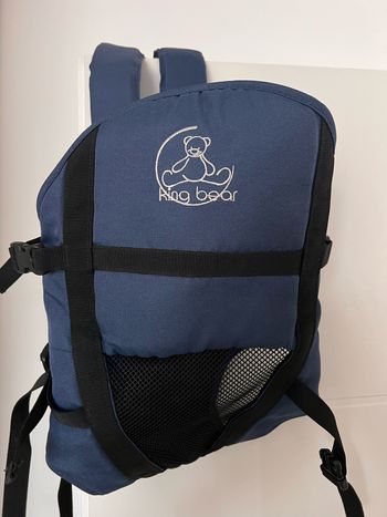 Porte bébé dorsal et ventral  bleu