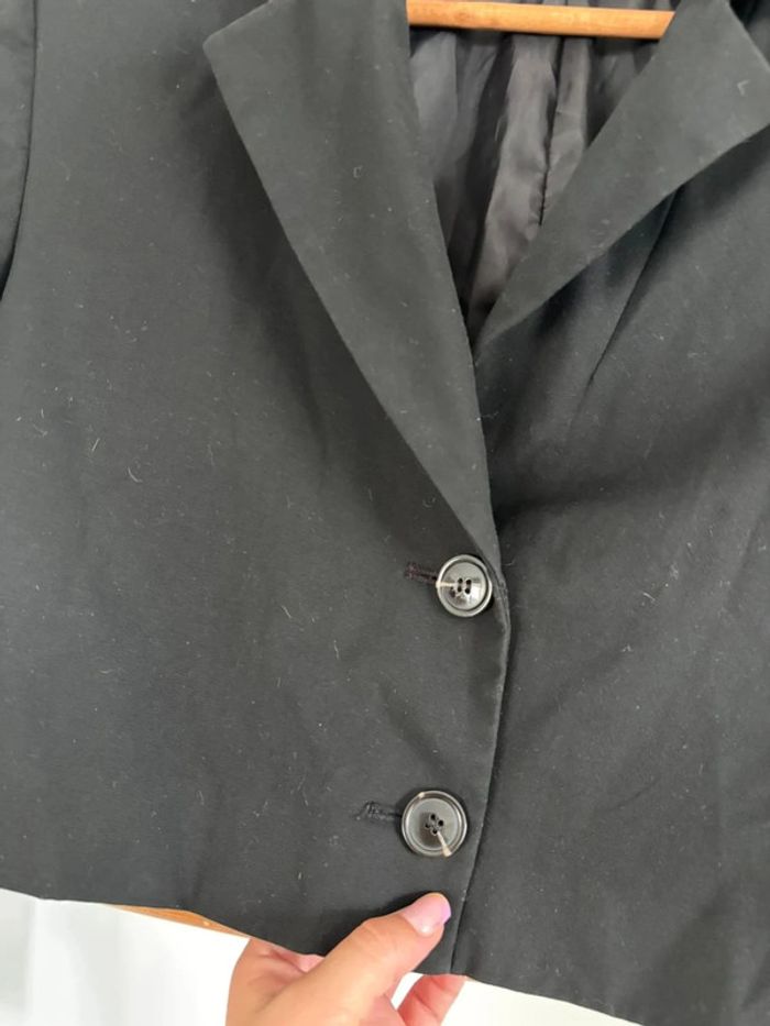 Blazer court noir zara taille S - photo numéro 5