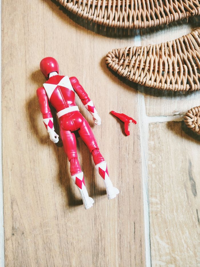 🙅 Power rangers mighty morphin figurine du ranger rouge marque Hasbro - photo numéro 2