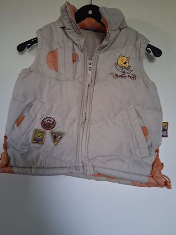 Doudoune " disney " matelassé "t - 5 ans" beige multicolore