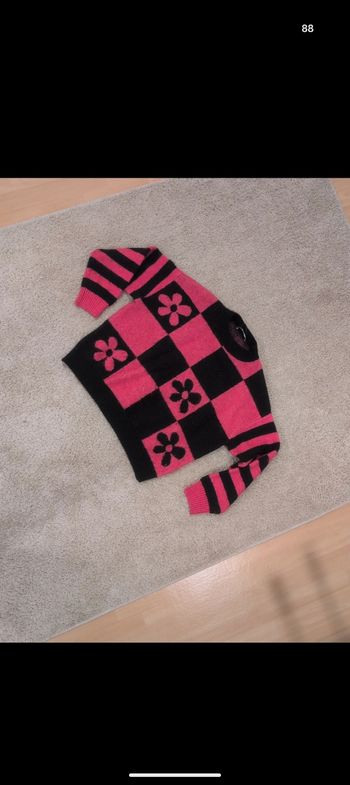 Jolie pull Zara rose et noir