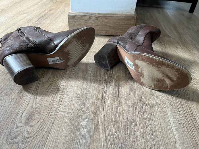 Bottines femme Chaussea My B couleur marron taille 38 bon état - photo numéro 7