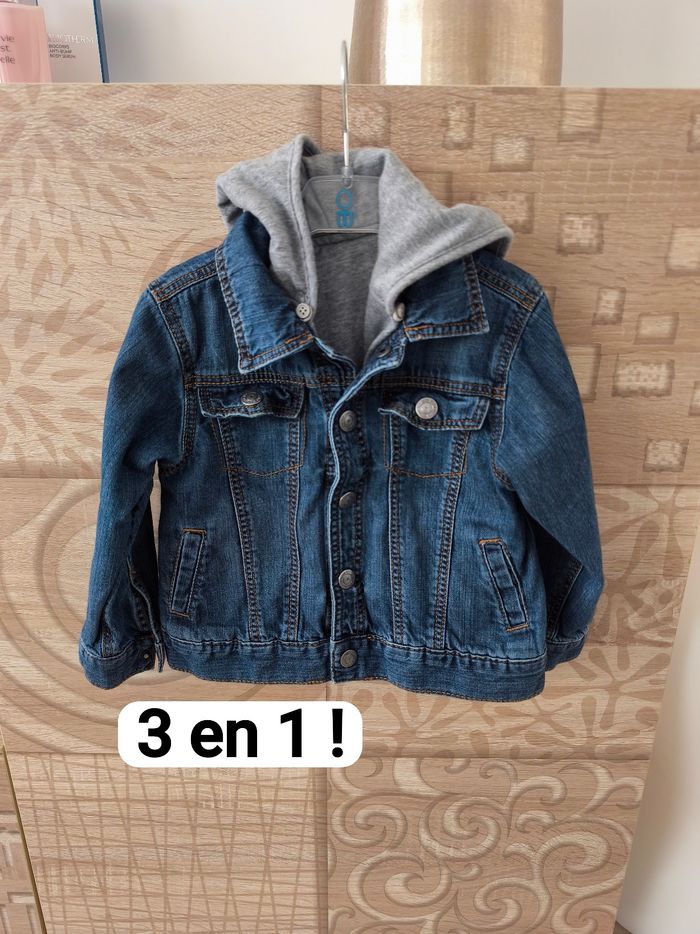 Veste en jean et gilet intégré 3 en 1 - photo numéro 2