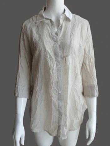 Chemise transparente manches 3/4 ( lire mesures avant achat)