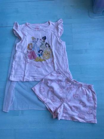 Pyjama fille Disney princesses zippy 6/7 ans