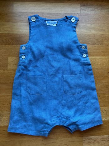 Jolie barboteuse lin Jacadi 3 mois garçon comme neuve