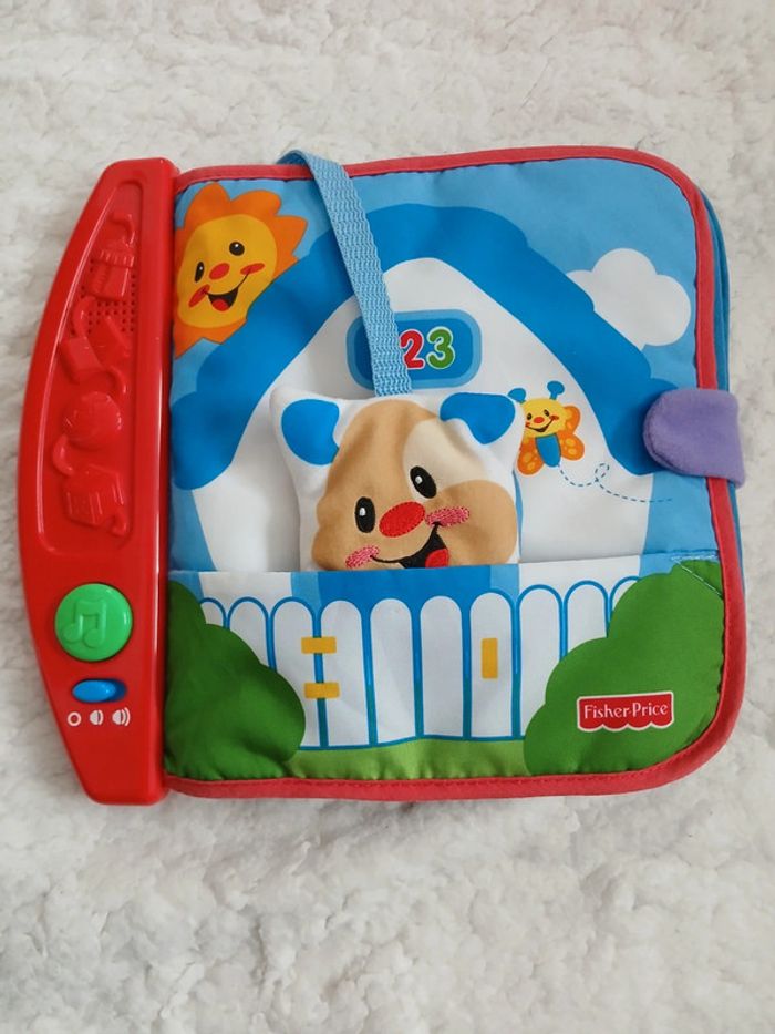 Livre en tissu musical fisher price