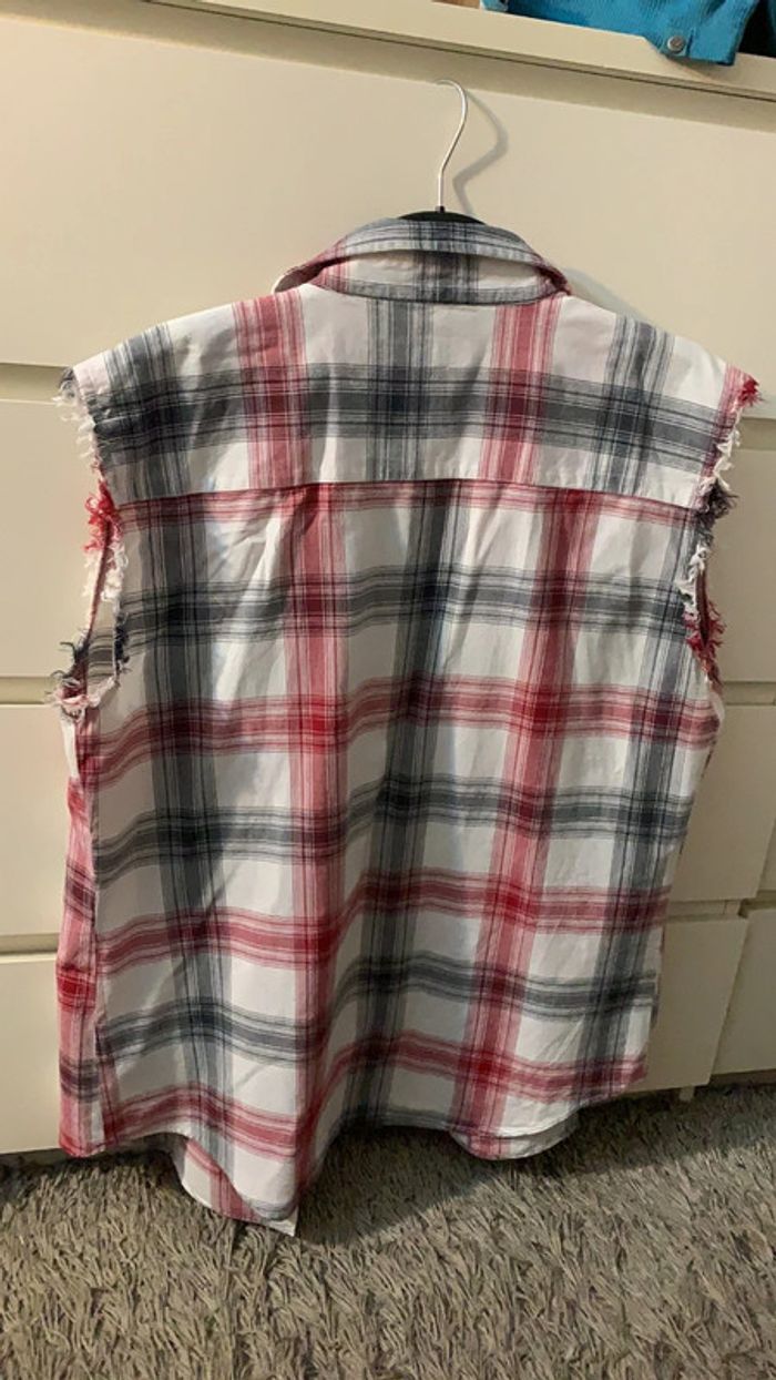Jolie chemise sans manche (taille L) - photo numéro 5