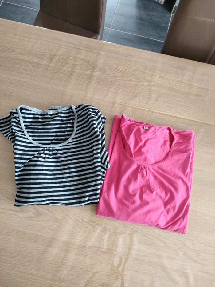 Lot de 2 t-shirts manches longues