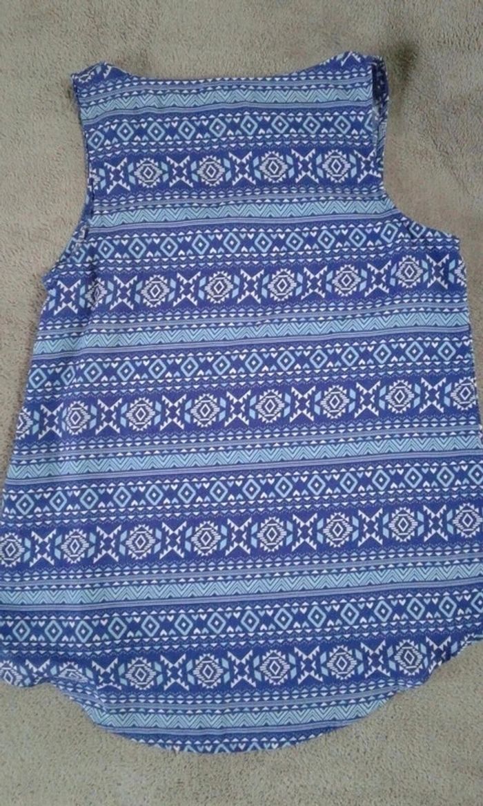 Top léger bleu femme Débardeur In extenso taille 38 - photo numéro 2