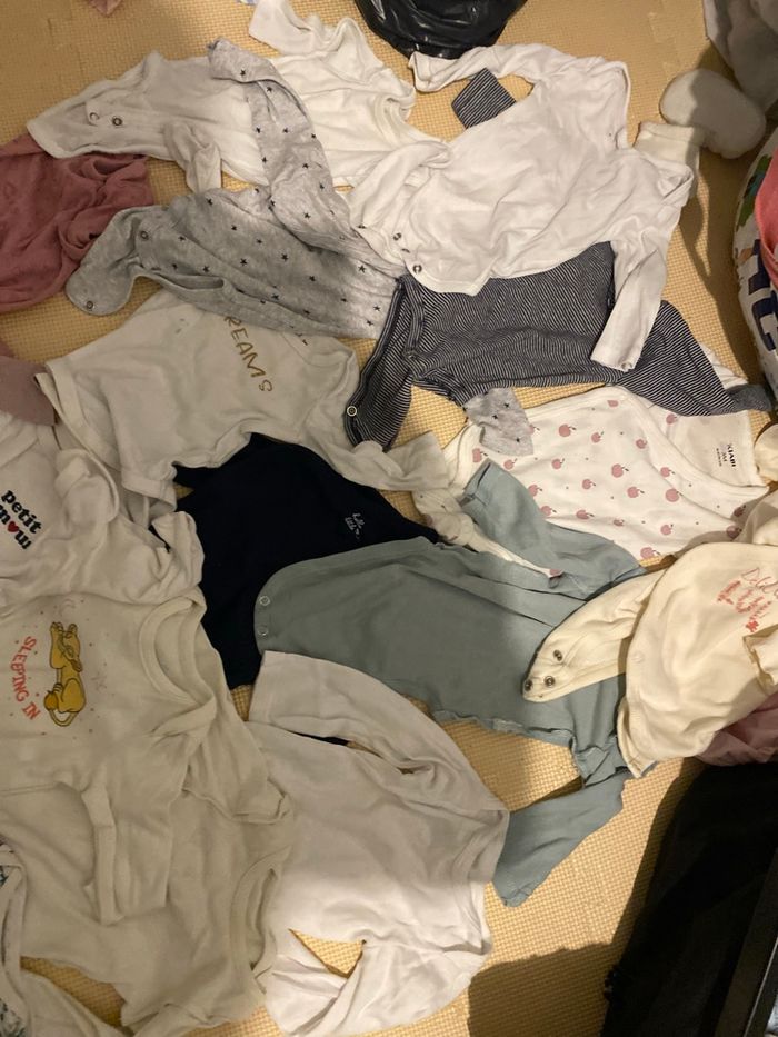 Lot 16 bodies fille 3 mois – manches courtes – Kiabi, Orchestra, Gemmo - photo numéro 6