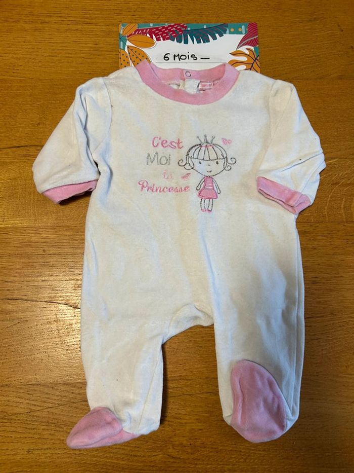 Lot de pyjamas fille - 7 pièces - 6 mois - photo numéro 5