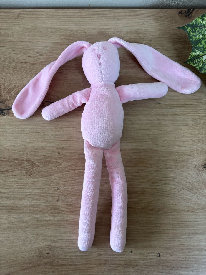 Doudou lapin rose petit bateau - photo numéro 4