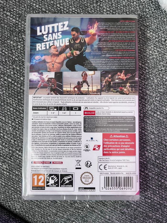 Jeu Nintendo switch W2k battle grounds - photo numéro 2