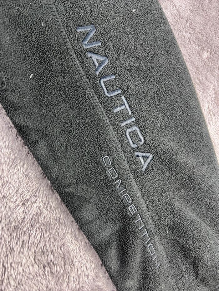 Veste polaire Nautica avec logo brodé noire taille M – Homme casual - photo numéro 9