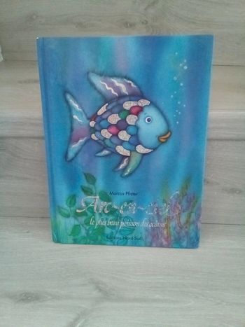 Arc en ciel le plus beau poisson des océans,édition spéciale argentée rare prix ferme