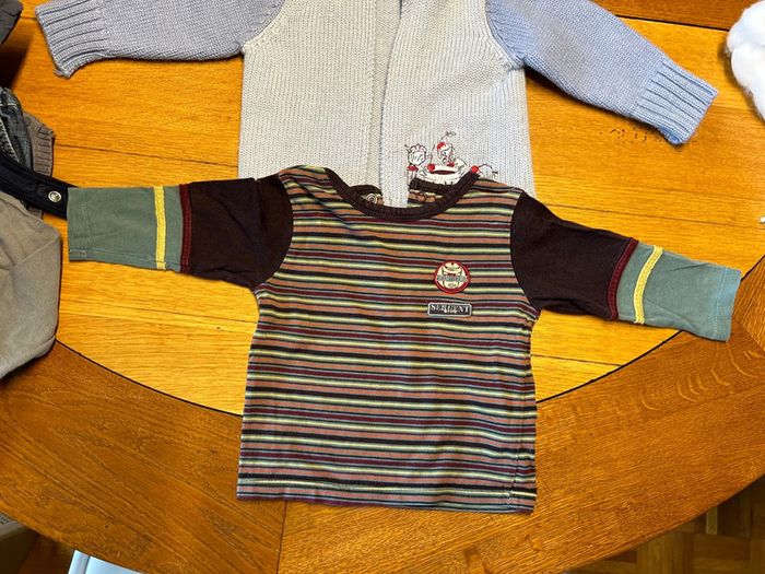 Gilet en laine et haut bébé garçon Sergent Major - photo numéro 4