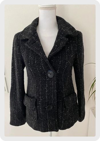 Zara Manteau Court Tweed Taille 38/M