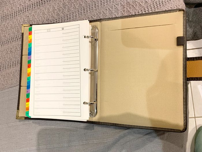 Agenda avec porte cartes - photo numéro 4