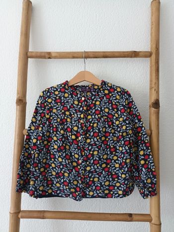 Jolie chemise blouse fleurie Sergent Major 6 ans