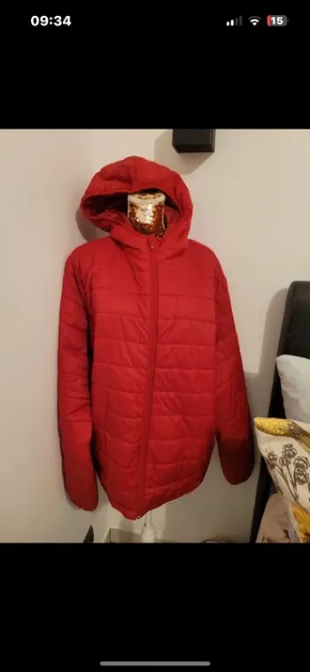 Doudoune rouge légère neuve mixte