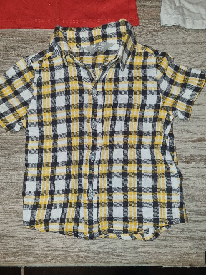Lots t-shirts chemise 6mois - photo numéro 6
