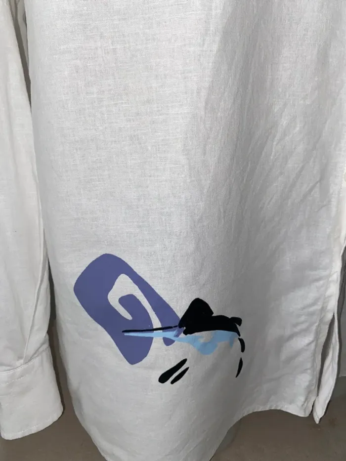 Chemise col Mao, taille L - photo numéro 2