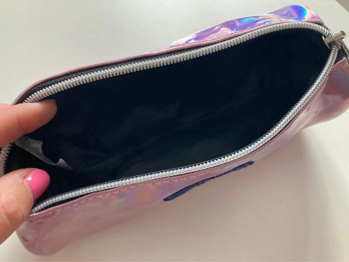 Trousse ronde rose brillant - photo numéro 3