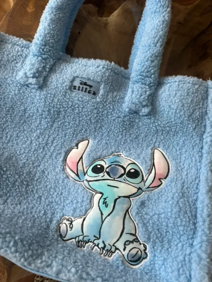Sac Stitch Primark Disney bleu moumoute - photo numéro 4