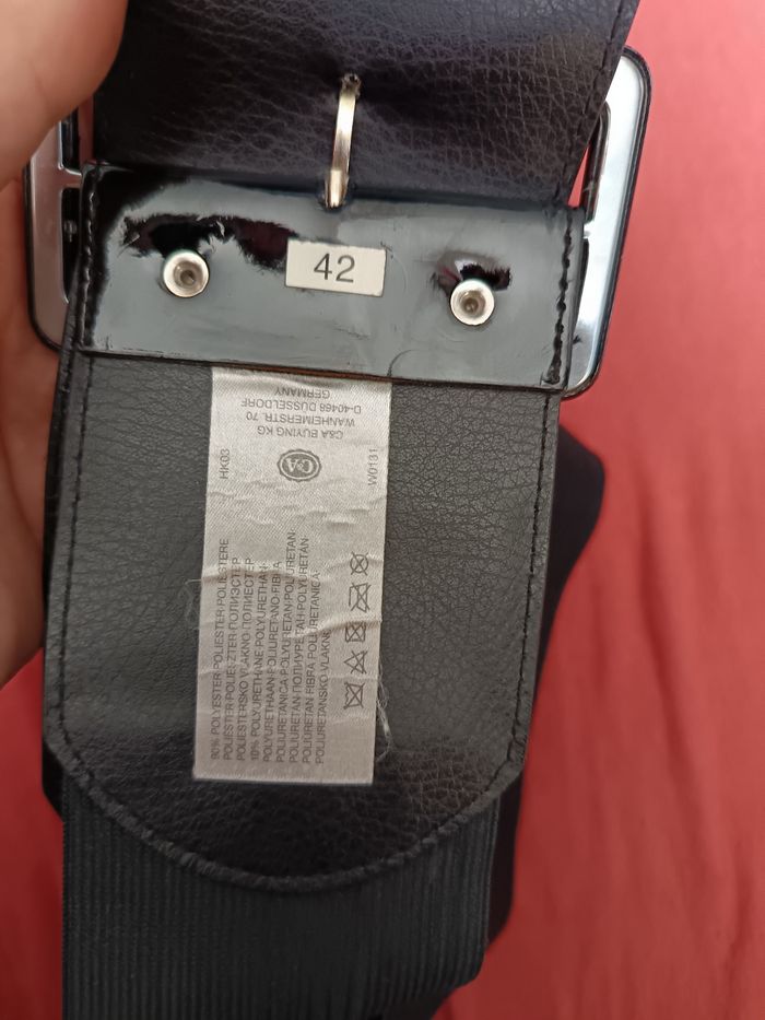 Grande ceinture c&a noire - photo numéro 3