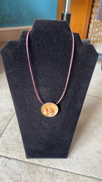 Collier fantaisie coquillage réglable