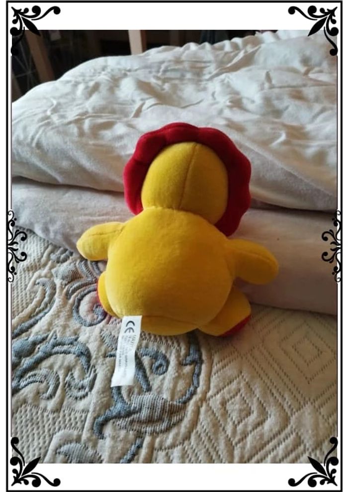 Mini peluche lion rouge et jaune - photo numéro 10