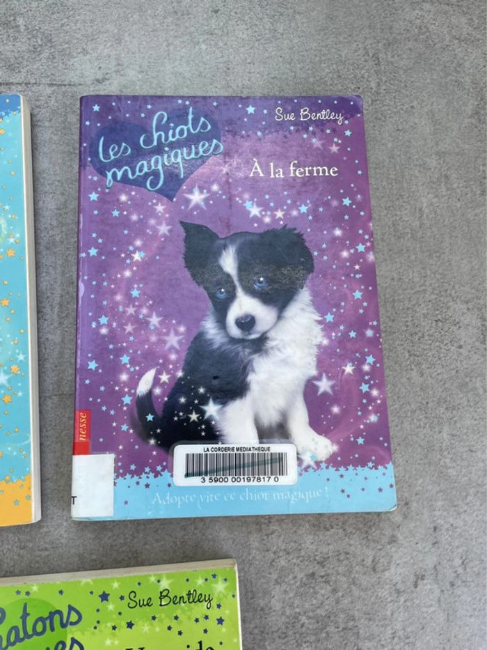 Lot 3 livres Les chiots magiques - photo numéro 3