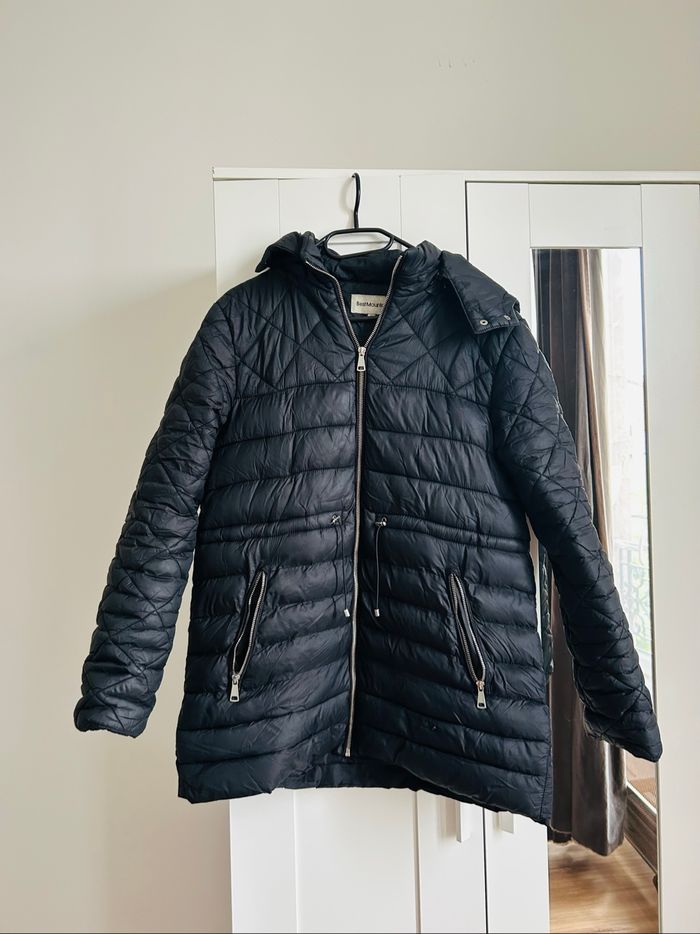 Parka / Doudoune noire unie Best Mountain Taille L