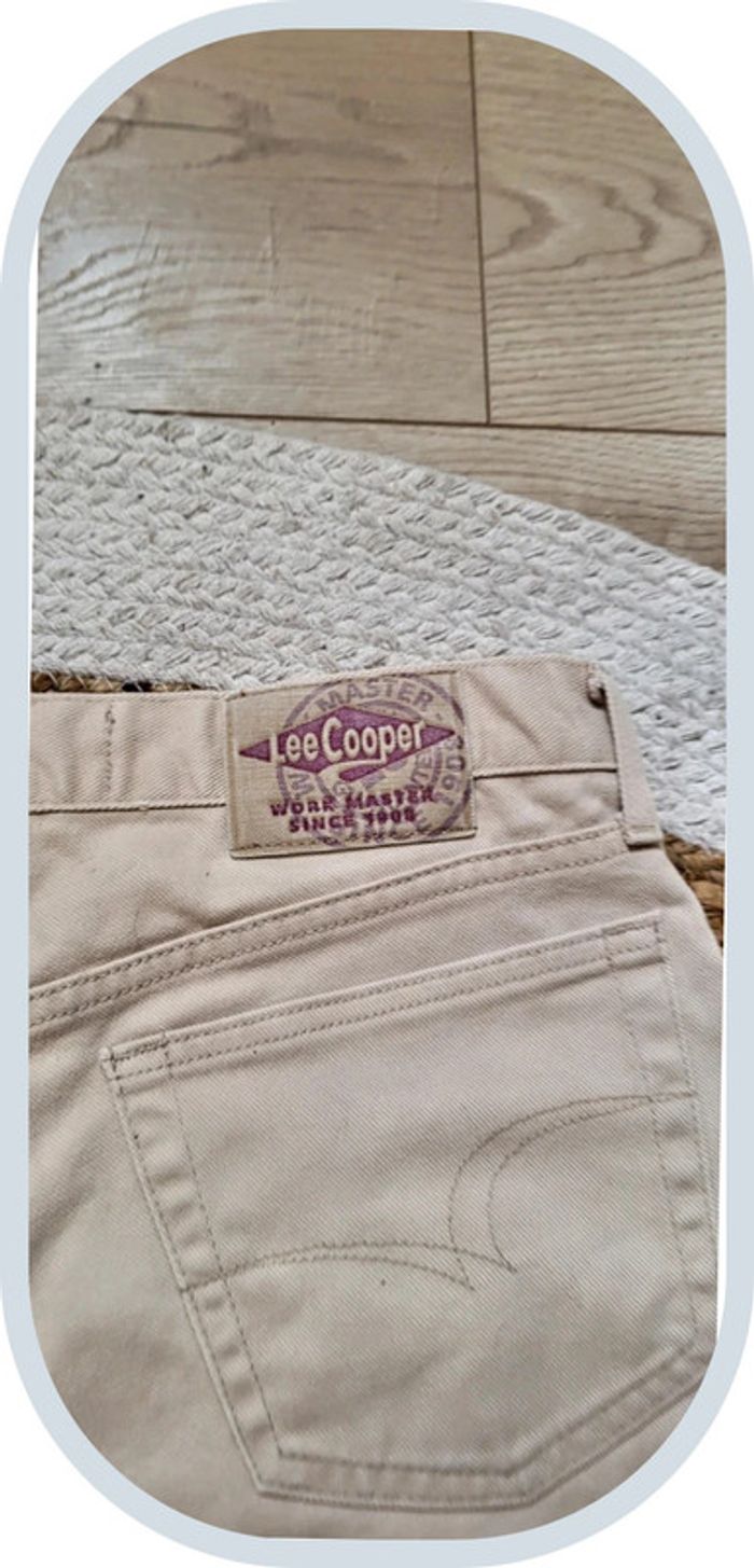 Pantalon vintage Lee Cooper - Taille 38 - Très bon état
 - Homme - Beige - photo numéro 10