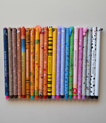 Lot de 22 stylos animaux kawaii type legami
