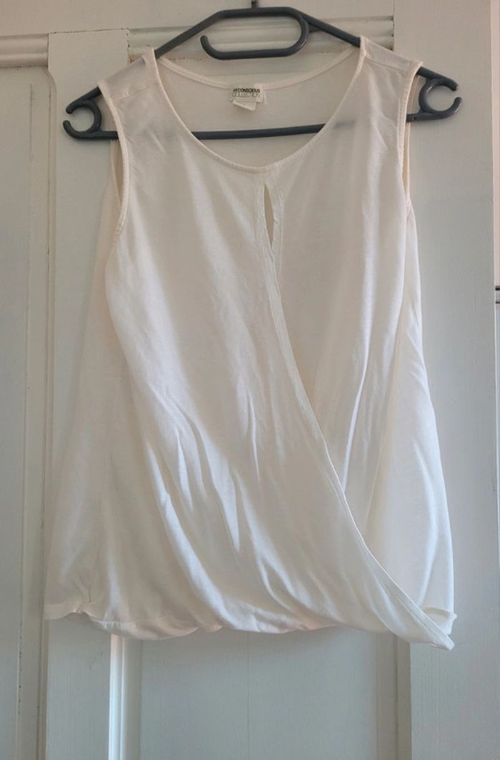 Top blanc chic H&M taille 38