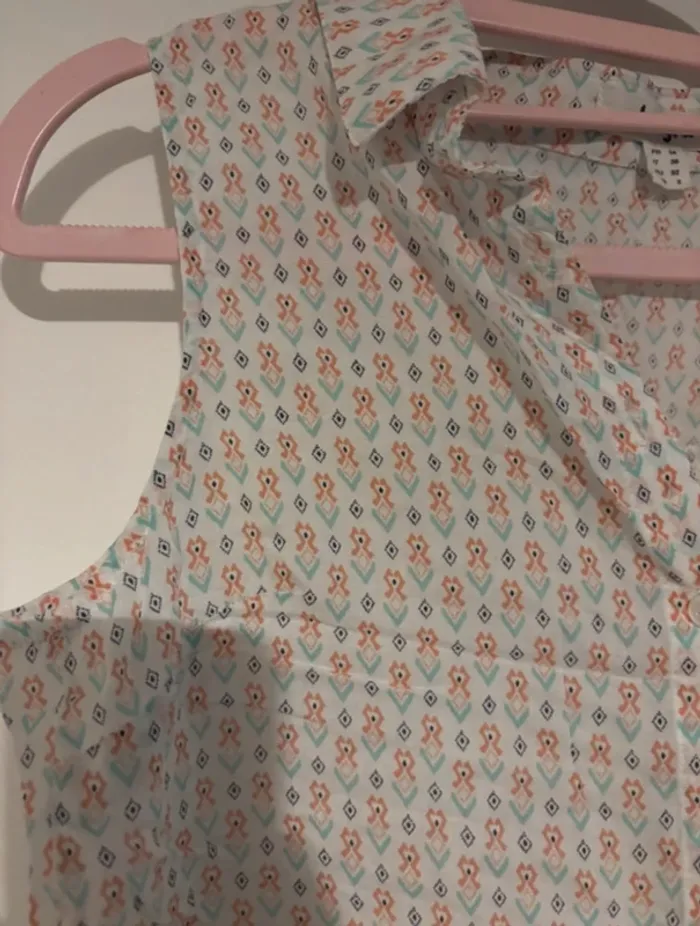 Blouse sans manches imprimé ethnique – Jennyfer – Taille 34 - photo numéro 2