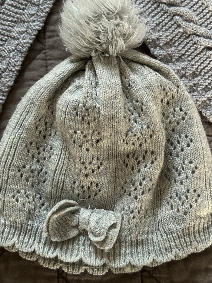 Ensemble écharpe et bonnet petite fille « H&M » - photo numéro 3