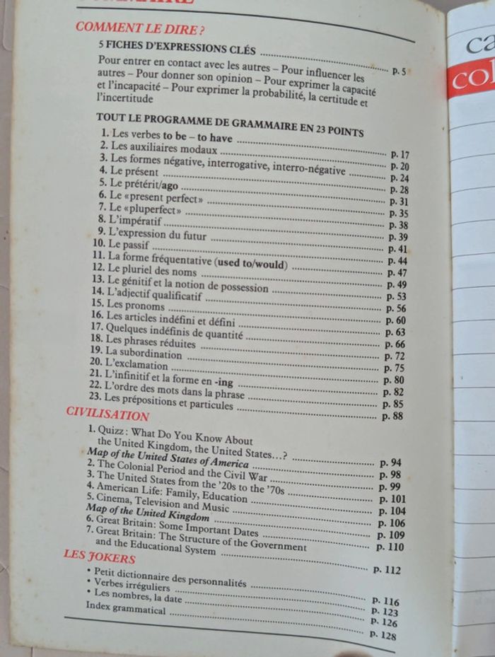 Carnet collège Mémo anglais 3e – Hatier - photo numéro 3